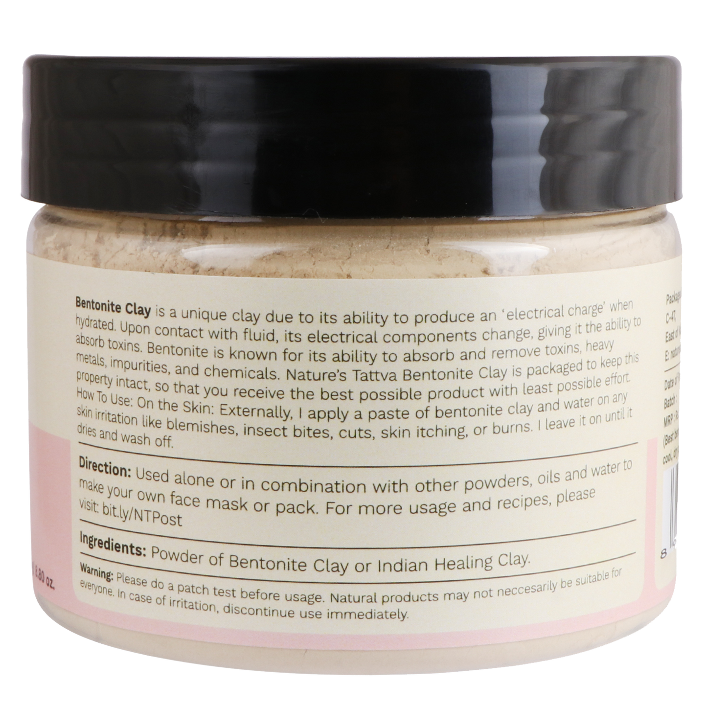 Natural Bentonite Clay