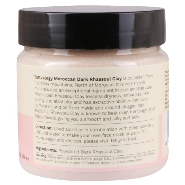 Moroccan Rhassoul Clay (Dark)