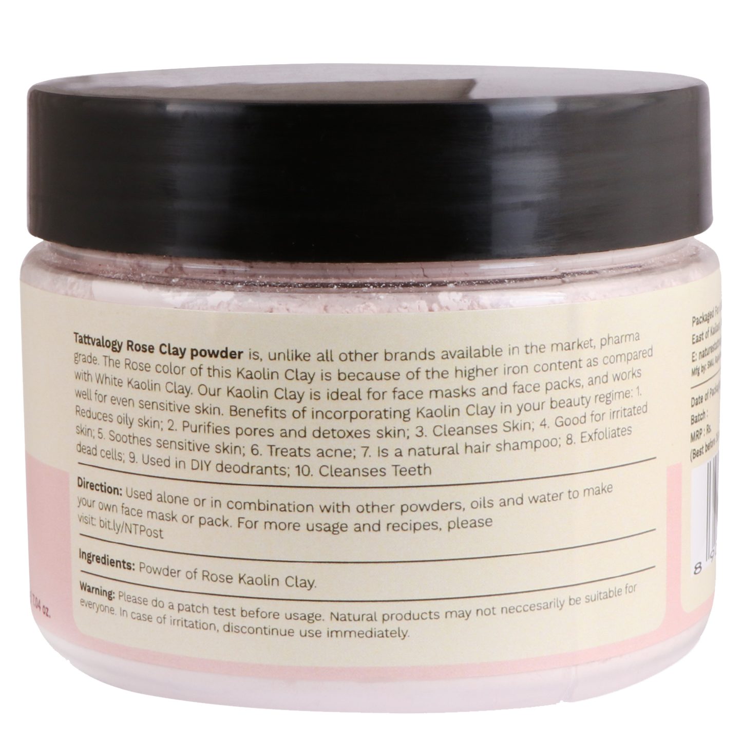 Natural Rose Clay