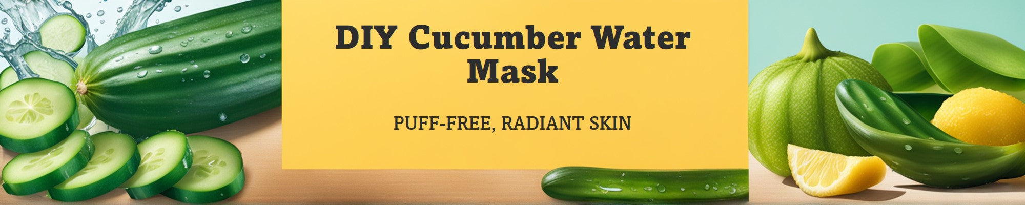 DIY Cucumber Water Sheet Mask: Your Go-To Remedy for Puff-Free, Radiant Skin