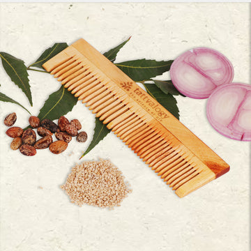 Neem Wood Comb- Double Toothed