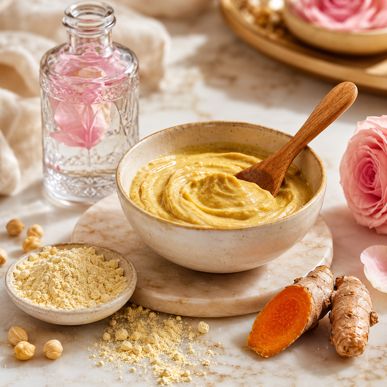 Besan Turmeric Yogurt Daily Face Cleanser