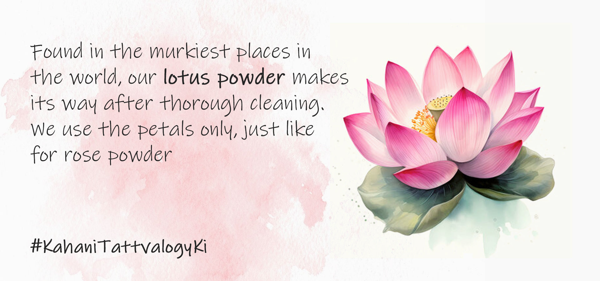 Tattvalogy Lotus Powder Glowing Skin, AntiAging & Hair Growth