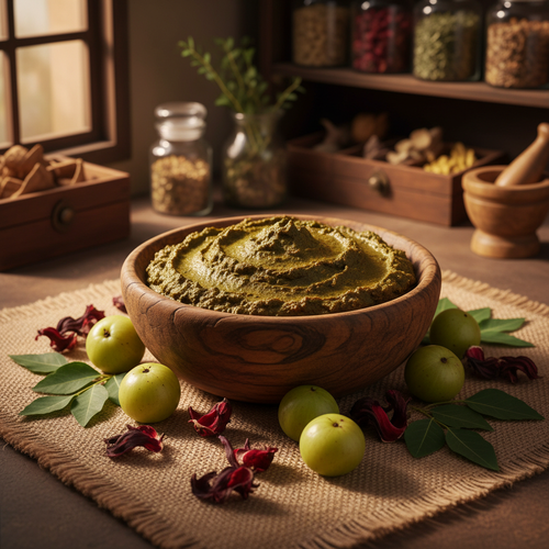 Classic Ayurvedic Bhringraj Amla Mask