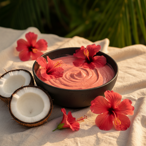 Hibiscus Coconut Frizz-Taming Mask