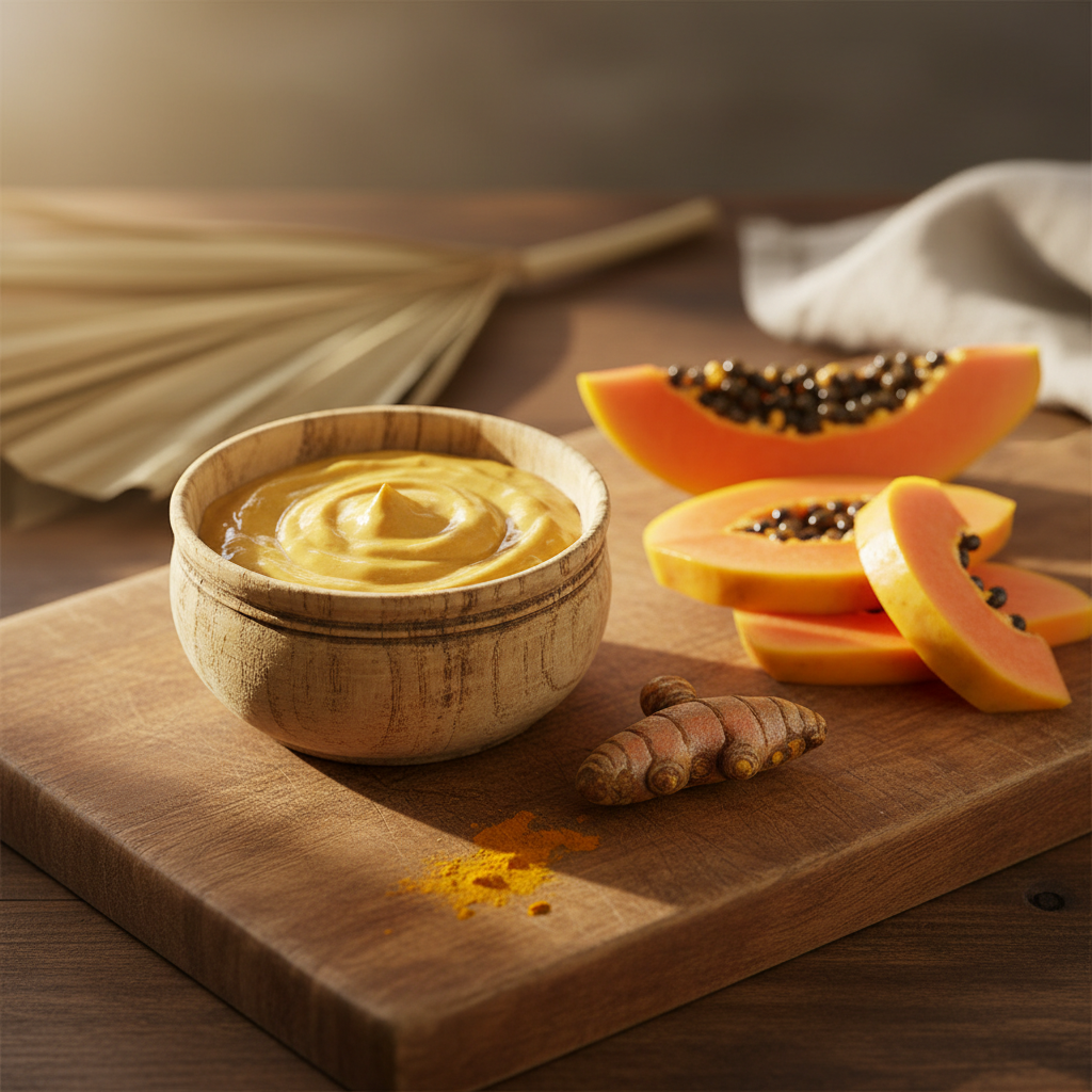 Papaya Turmeric Brightening Pack