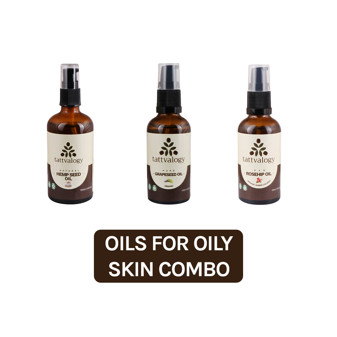 Face Oils for Oily Skin Combo, 15ml each