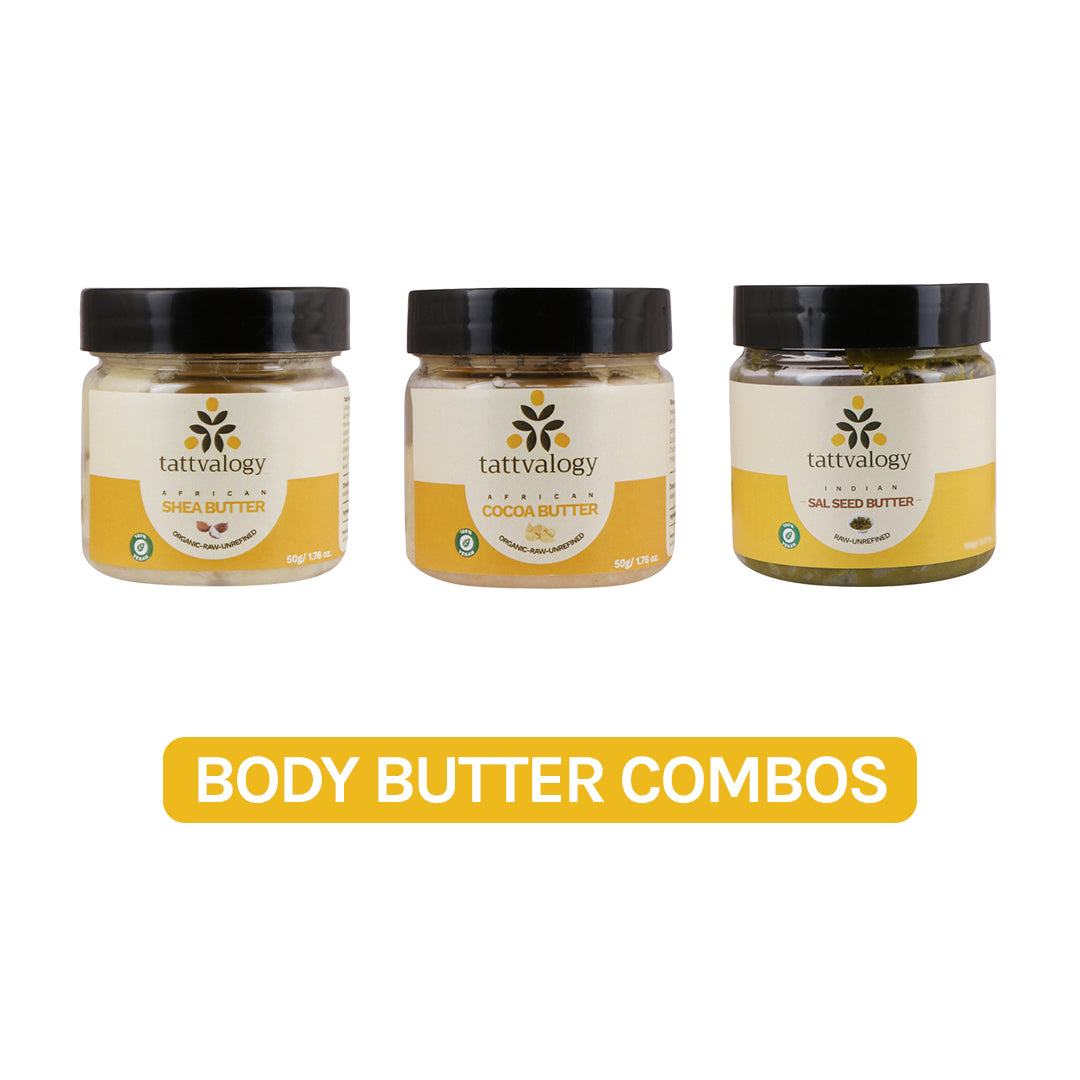 Organic Body Butter Combo, 100g each