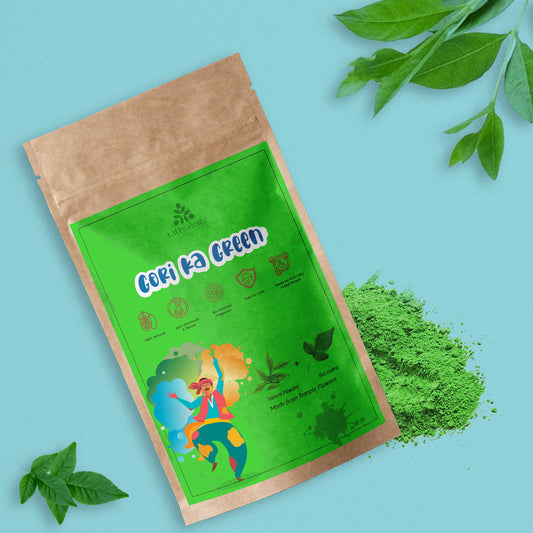 Tattvalogy Green Natural Gulaal, 100g