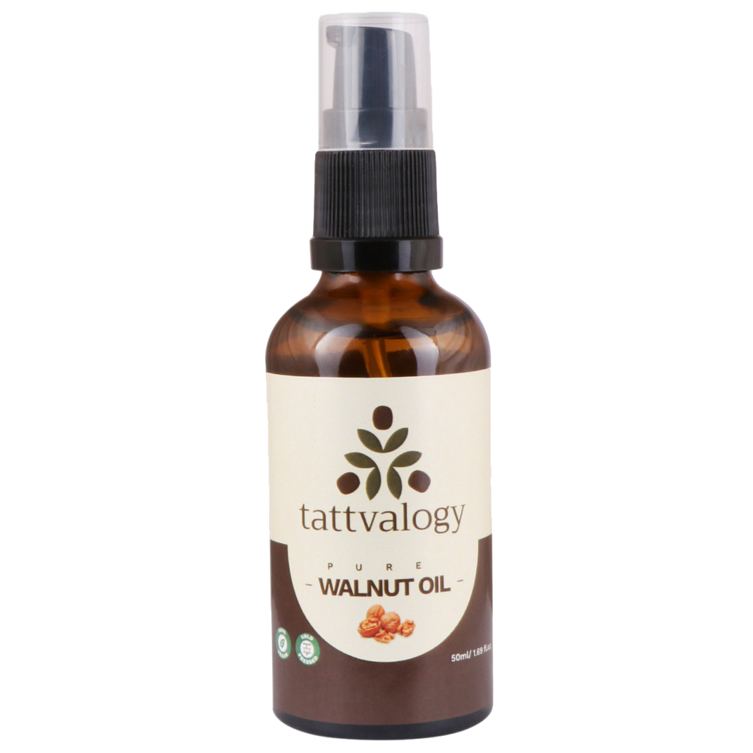 Tattvalogy Walnut Oil 100 Pure ColdPressed Oil for Hair, Skin & Health